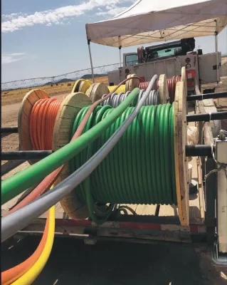 pulling cable service